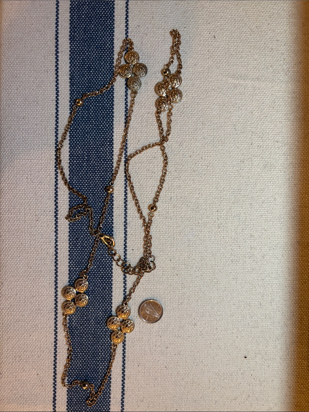 Gold-Tone Floral Crystal Necklace and Earring Set - Picture 6 of 11